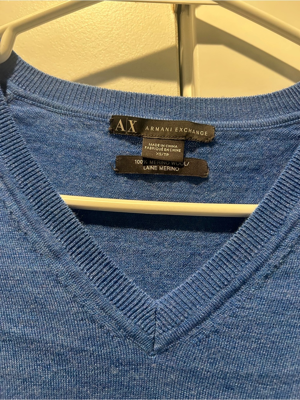 Armani Exchange merino v neck sweater - Picture 2 of 3